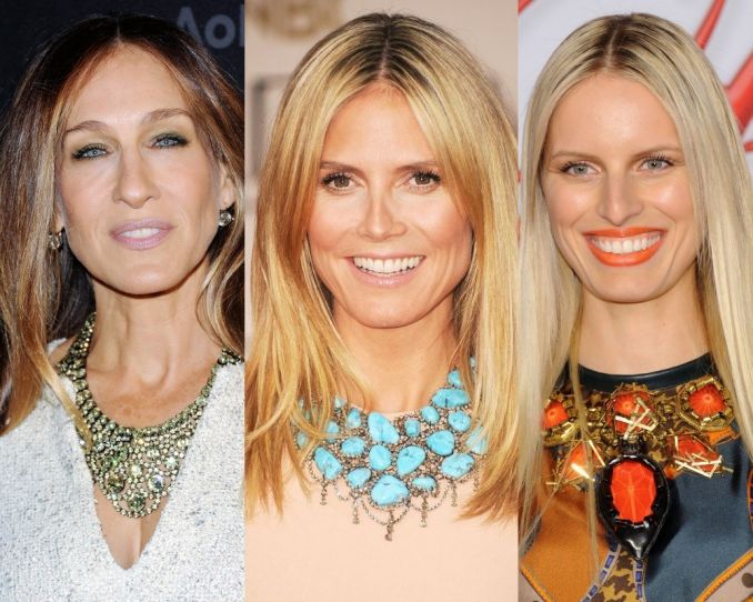 Sarah Jessica Parker, Heidi Klum, Karolina Kurkova