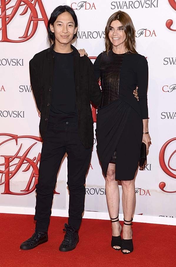 Buvusi prancūziškojo „Vogue“ vyrausios redaktorės Carine Roitfeld ir dizaineris Alexanderis Wangas