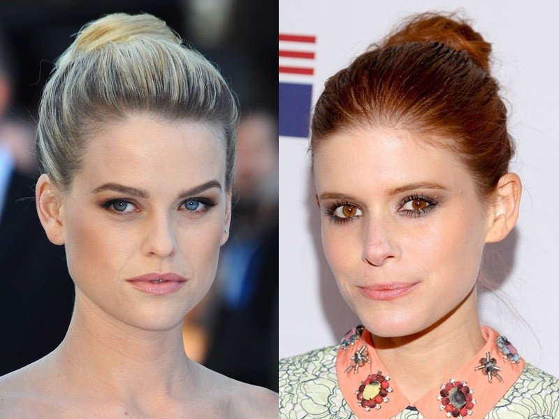 Aktorės Alice Eve ir Kate Mara
