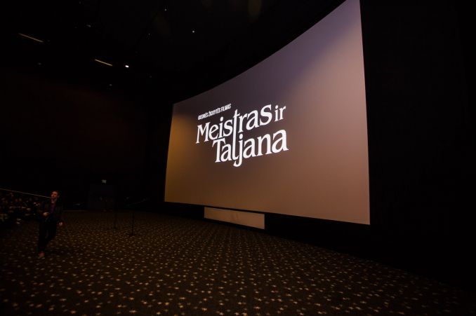 Akimirkos iš G. Žickytės filmo „Meistras ir Tatjana“ pristatymo