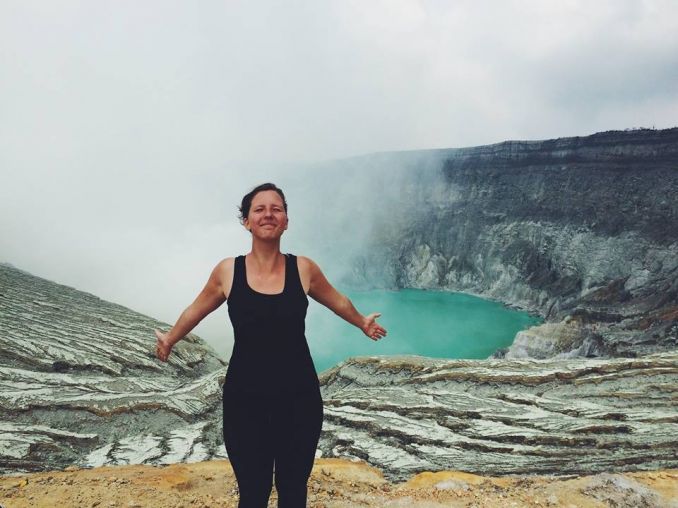 Ijen vulkanas/krateris, Indonezija