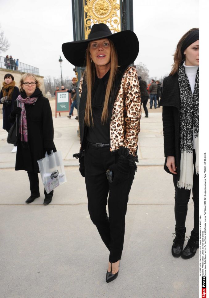 Mados redaktorė Anna Dello Russo