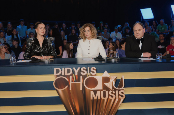 „Didysis chorų mūšis“ akimirka