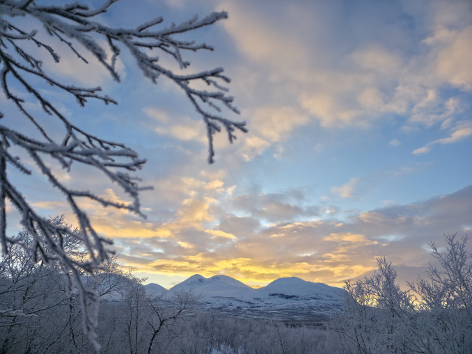 Abisko Nacionalio parko peizažai