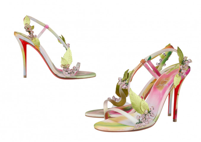 Aukštakulnės basutės, „Rosa Fruit“, CHRISTIAN LOUBOUTIN