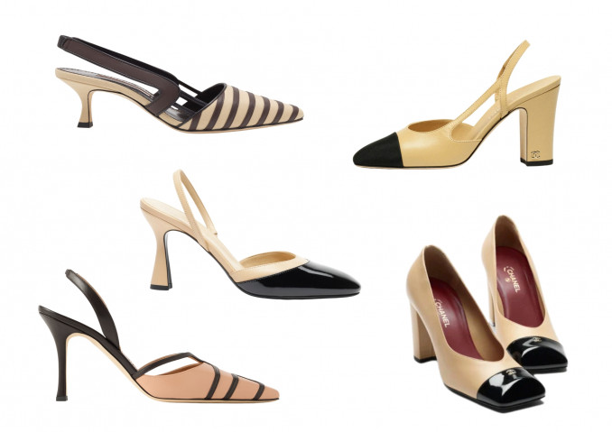 Satino basutės: „Manolo Blahnik“, „Victoria Beckham“, „Saint Laurent“, „Herbert Levine“, „Herbert Levine“