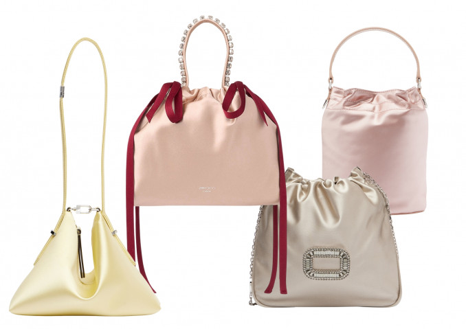 Rankinės: „Toteme“, „Jimmy Choo“, „Roger Vivier“, „Staud“