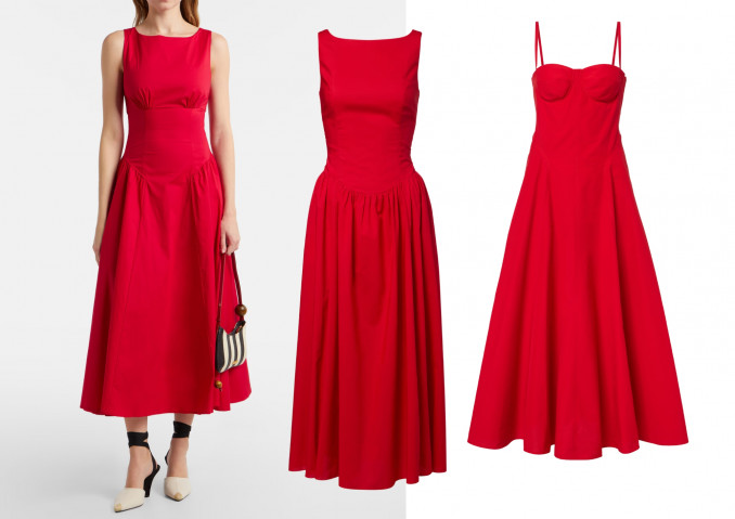 Suknelės: „Staud“, „Faithfull“, „Ralph Lauren Collection“