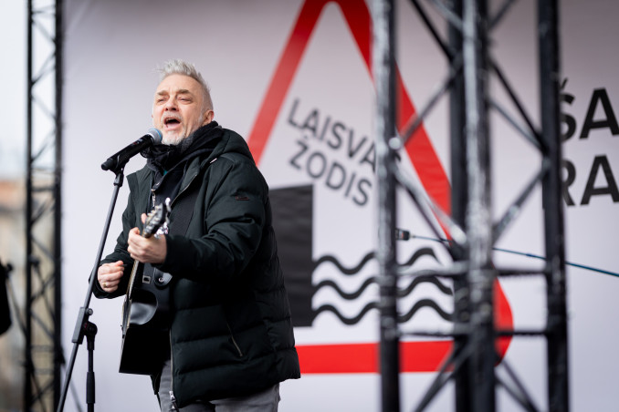 Mitingas „Šalin rankas nuo laisvo žodžio“