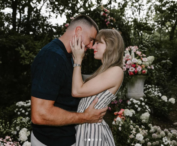 Taylor Swift ir Travis Kelce