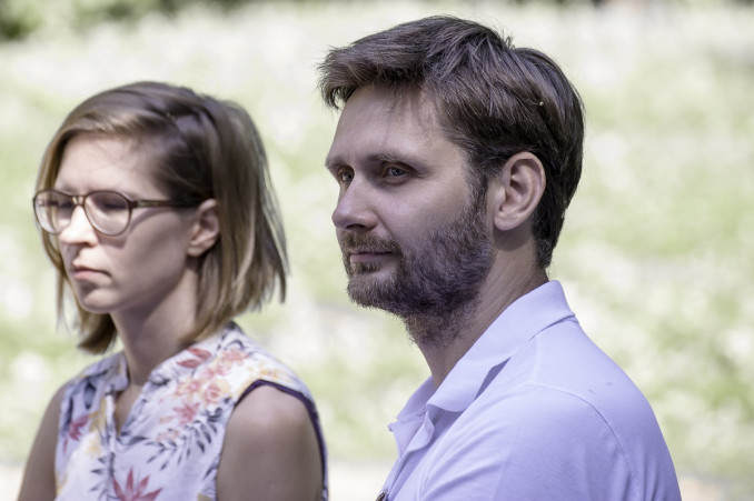 Scenografė M.Kander ir choreografas R.Bondara