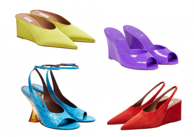 Ryškiaspalviai aukštakulniai: „Alaïa“, „Dries Van Noten“, „Christian Louboutin“