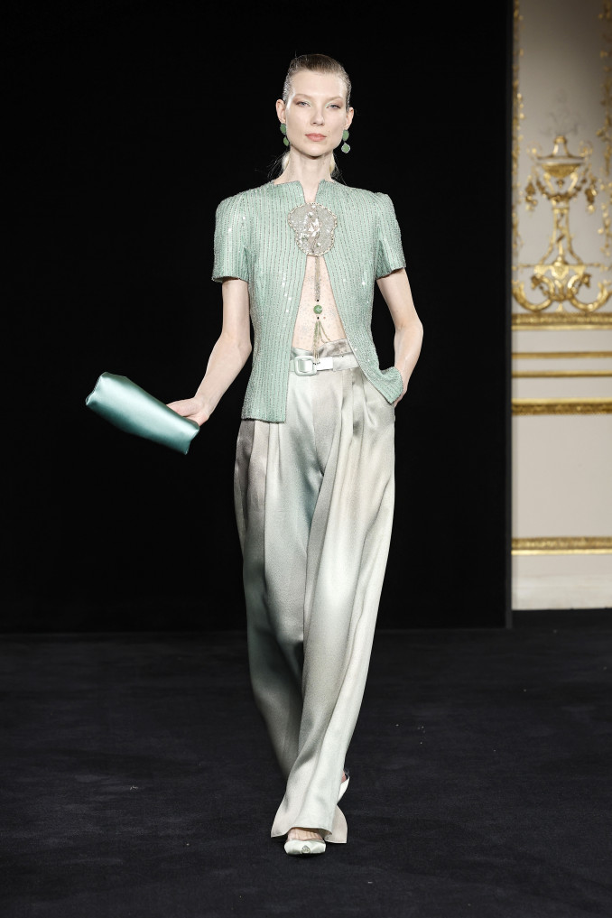 „Armani Privè“ 2026 m. pavasario ir vasaros aukštosios mados modelis