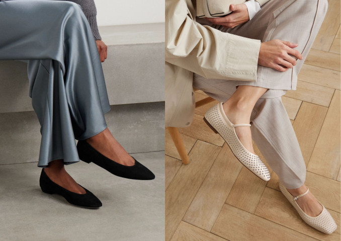 Bateliai: „Gianvito Rossi“, „Aeyde“