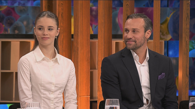 Andrius Kandelis su dukra Dite