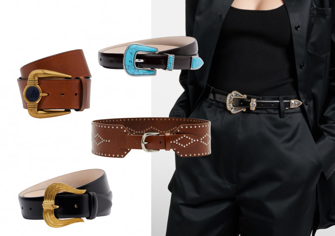 Diržai: „Etro“, „Déhanche“, „Isabel Marant“