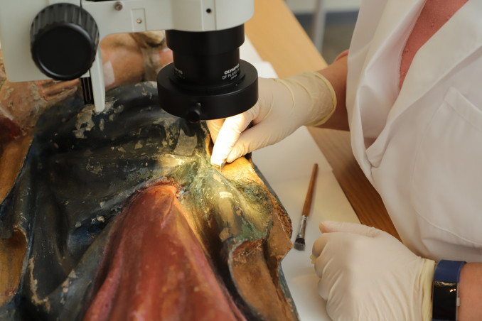 „Laukžemės Madonos“ restauravimas