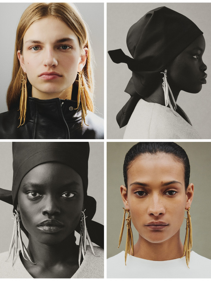 Auskarai, „Jacquemus“