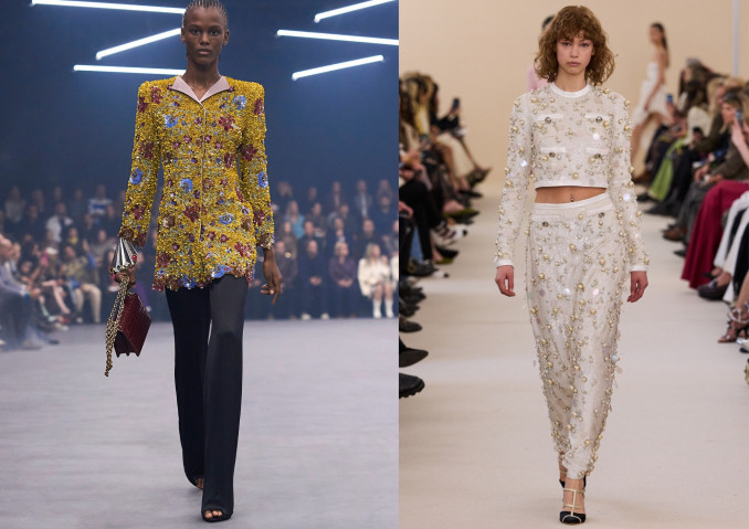 „Valentino“ ir „Giambattista Valli“ modeliai. Mados namų