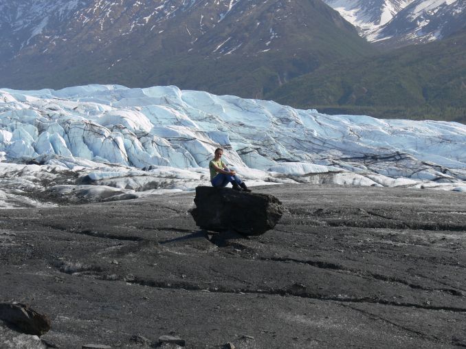 Ledynų parke Aliaskoje.