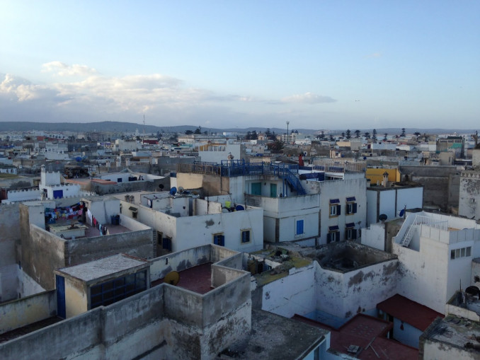 Essaouira nuo hostelio terasos