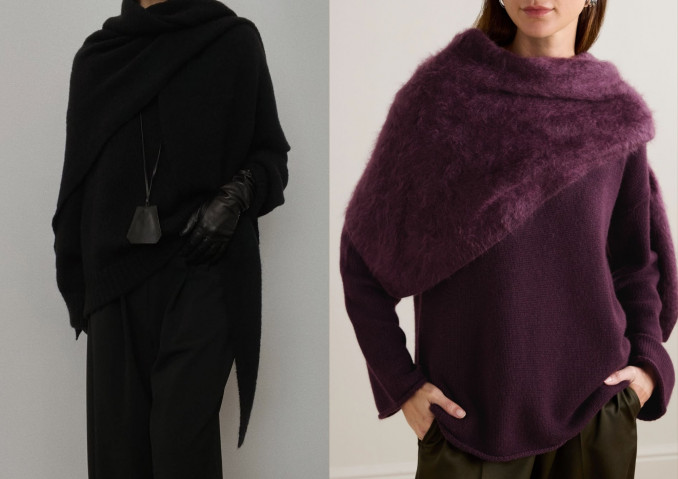 Megztiniai su skraistėmis: @modedamour ir „Lisa Yang“