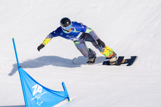 Rapolas Micevičius pateko į paralimpinių žaidynių snieglenčių kroso finalą