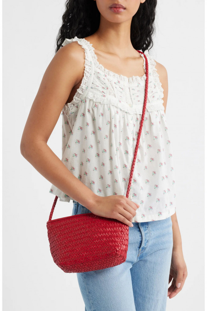 Madewell The Signature Woven Leather Crossbody Bag