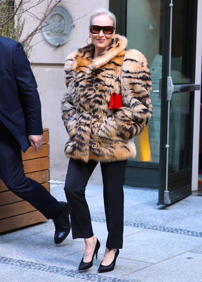 Aktorė Meryl Streep Niujorke