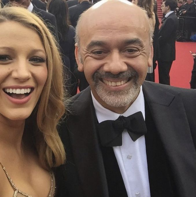 B. Lively su Christianu Louboutinu Kanuose