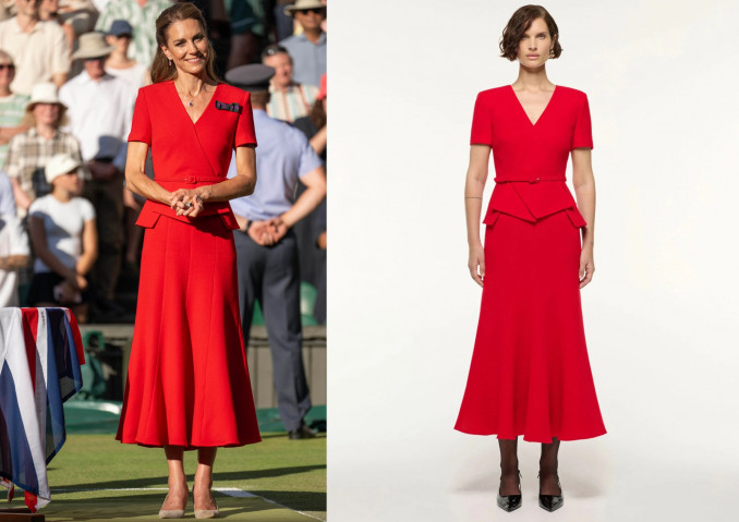 Velso princesė Catherine ir „Roland Mouret“ suknelė