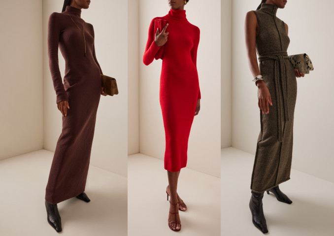 Suknelės: „Colleen Allen“, „Sergio Hudson“, „Proenza Schouler“