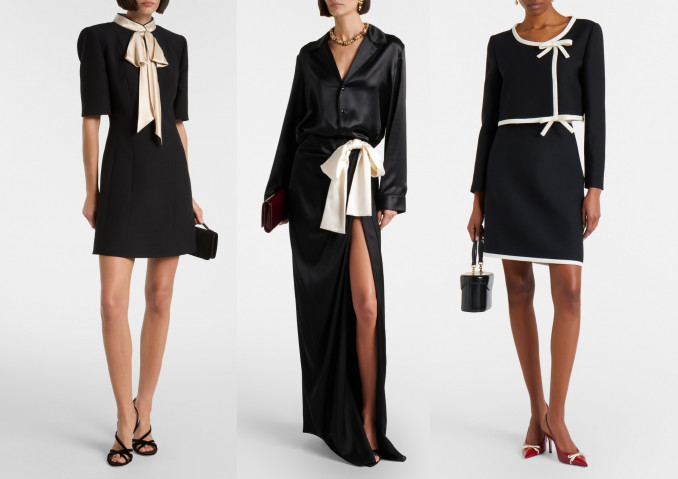 Suknelė ir kostiumėlis, „Valentino“, sijonas, „Saint Laurent“