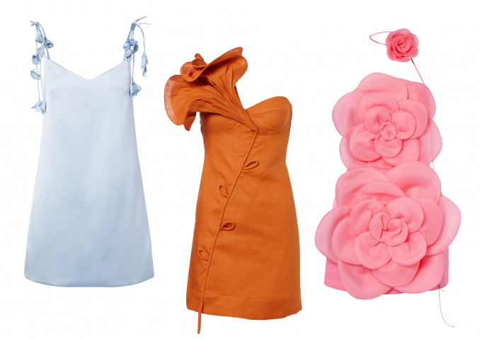 Suknelės: „Self-Portrait“, „Farm Rio“, „Leo Lin“