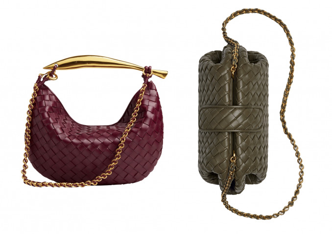 „Bottega Veneta“ rankinės „Sardine Chain“ ir „Lauren“