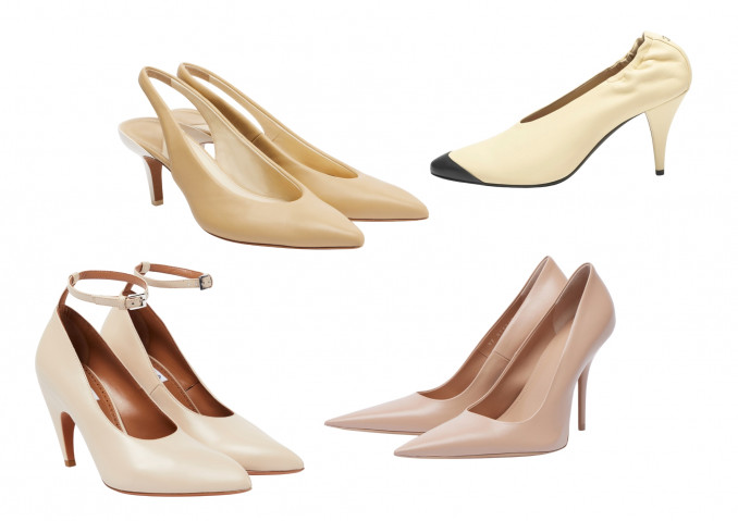 Aukštakulniai: „The Row“, „Gucci“, „Gianvito Rossi“, „Chanel“.