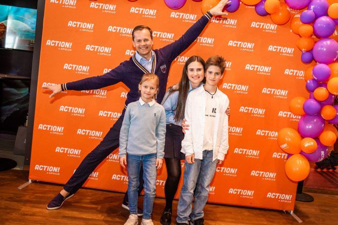 Nerijus Juška su šeima