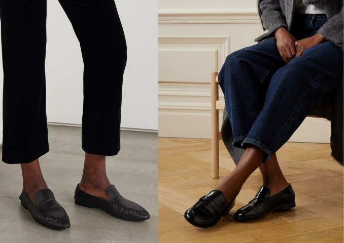 Loaferai: „Saint Laurent“, „Gianvito Rossi“