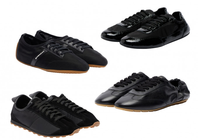 Sportbačiai: „Jacquemus“, „Givenchy“, „Prada“, „Saint Laurent“