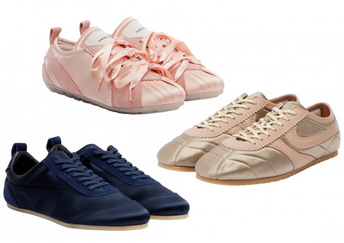 Sportbačiai: „Jil Sander“, „Dries Van Noten“, „Simone Rocha“